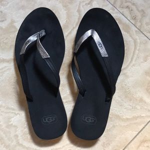 Ugg Metallic Flip Flops